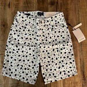 NYDJ Womens Ella Ivory High Rise Mini Jean Denim Shorts NWT